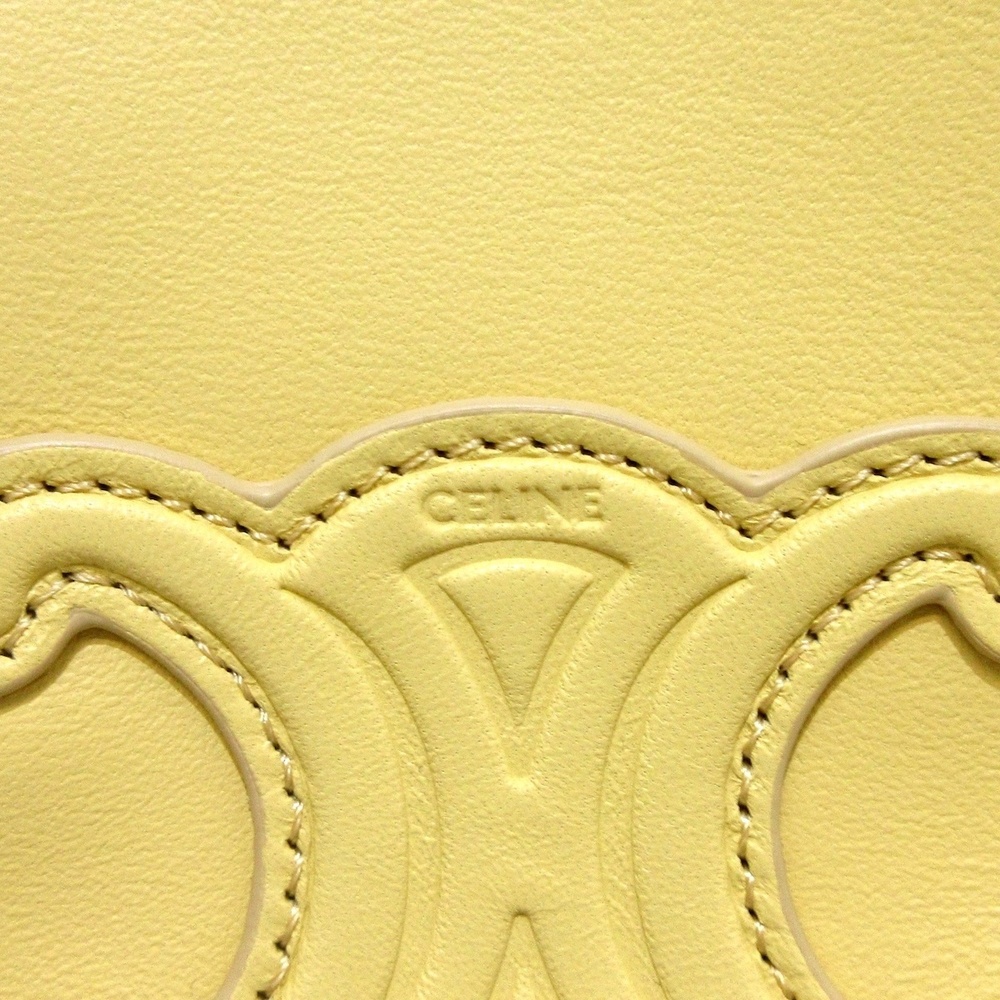 Celine Drawstring Mobile Pouch Triomphe Lambskin … - image 4